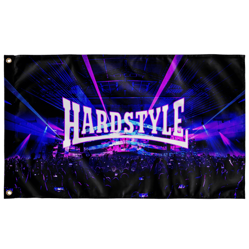 Black Concert Rave Flag
