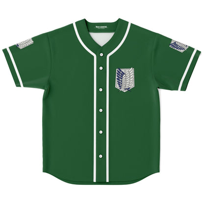 Forest Green Survey Corps Rave Baseball Jersey