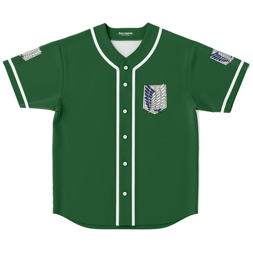 Forest Green Survey Corps Rave Baseball Jersey