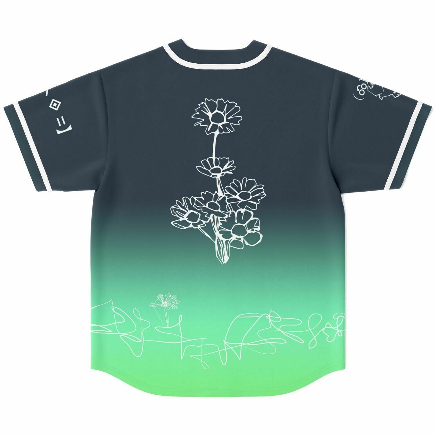 Porter Robinson Charcoal Navy Top Bottom Rave Baseball Jersey