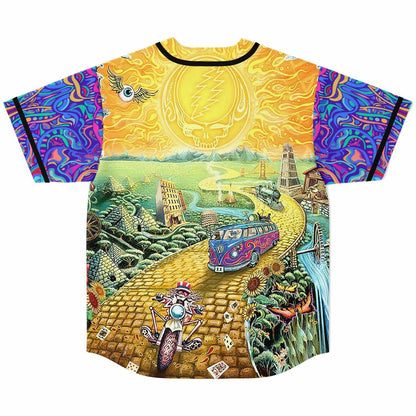 Psychedelic Rave Baseball Jersey
