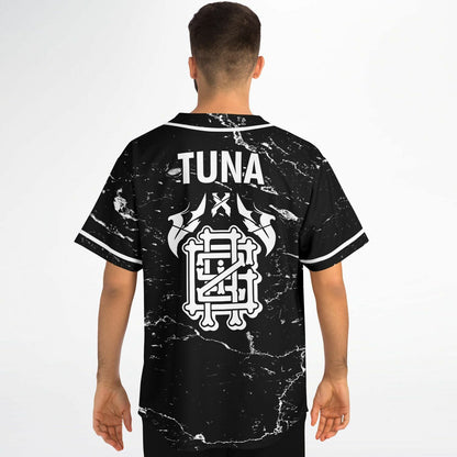 GRiZ Black Marble Rave Baseball Jersey