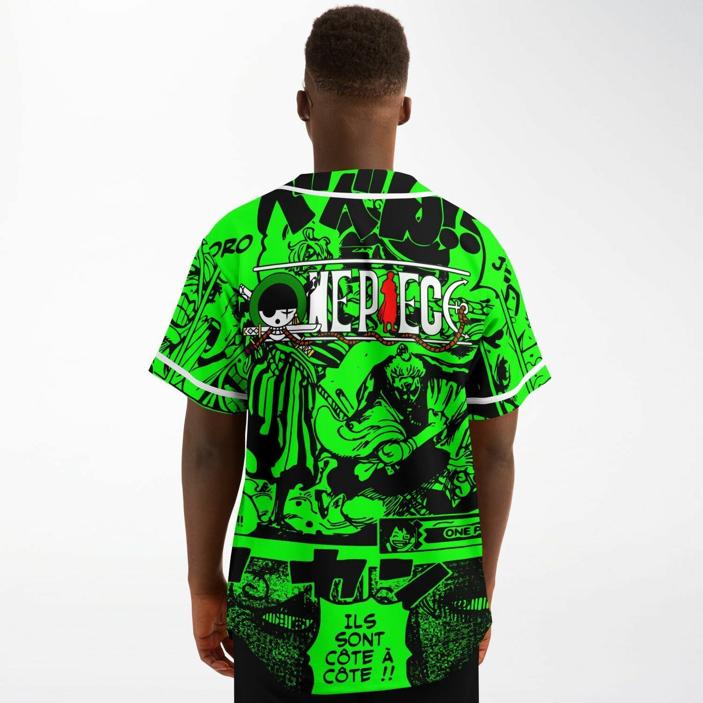 Bright Neon One Piece Rave Baseball Jersey