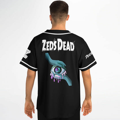 Zeds Dead Black White Creature Rave Baseball Jersey