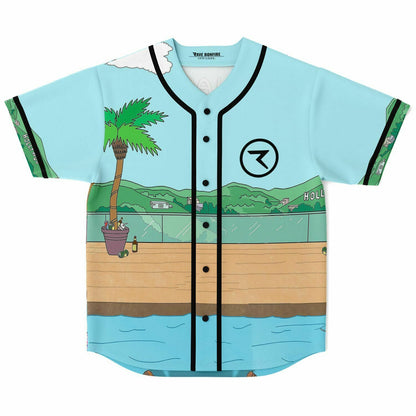 Light Blue Bojack Horseman Rave Baseball Jersey