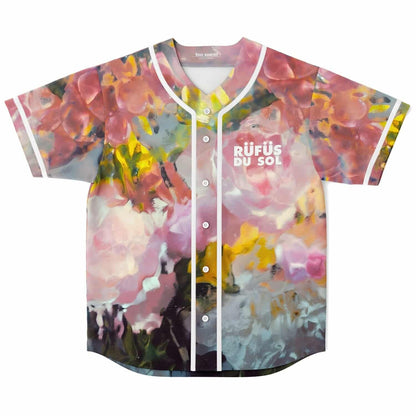 RUFUS DU SOL Impressionist Florals Painterly Rave Baseball Jersey