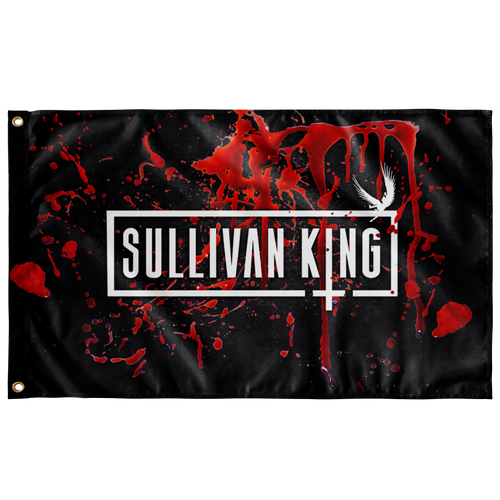 Sullivan King Black Artist Wordmark Rave Flag