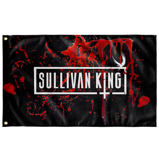 Sullivan King Black Artist Wordmark Rave Flag
