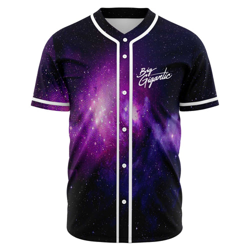 Big Gigantic Black Deep Outer Space Rave Baseball Jersey