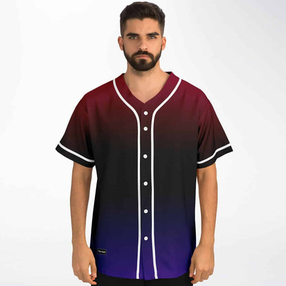Crybanger Maroon Stylized Phoenix Rave Baseball Jersey