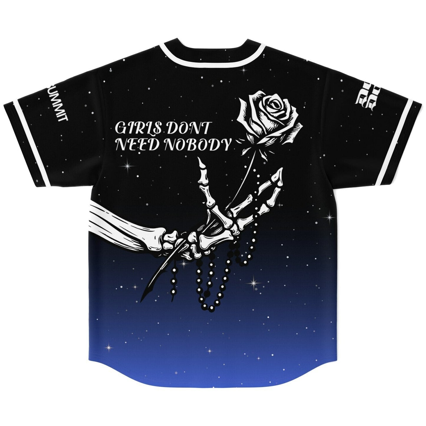 John Summit Black Royal Night Sky Rave Baseball Jersey