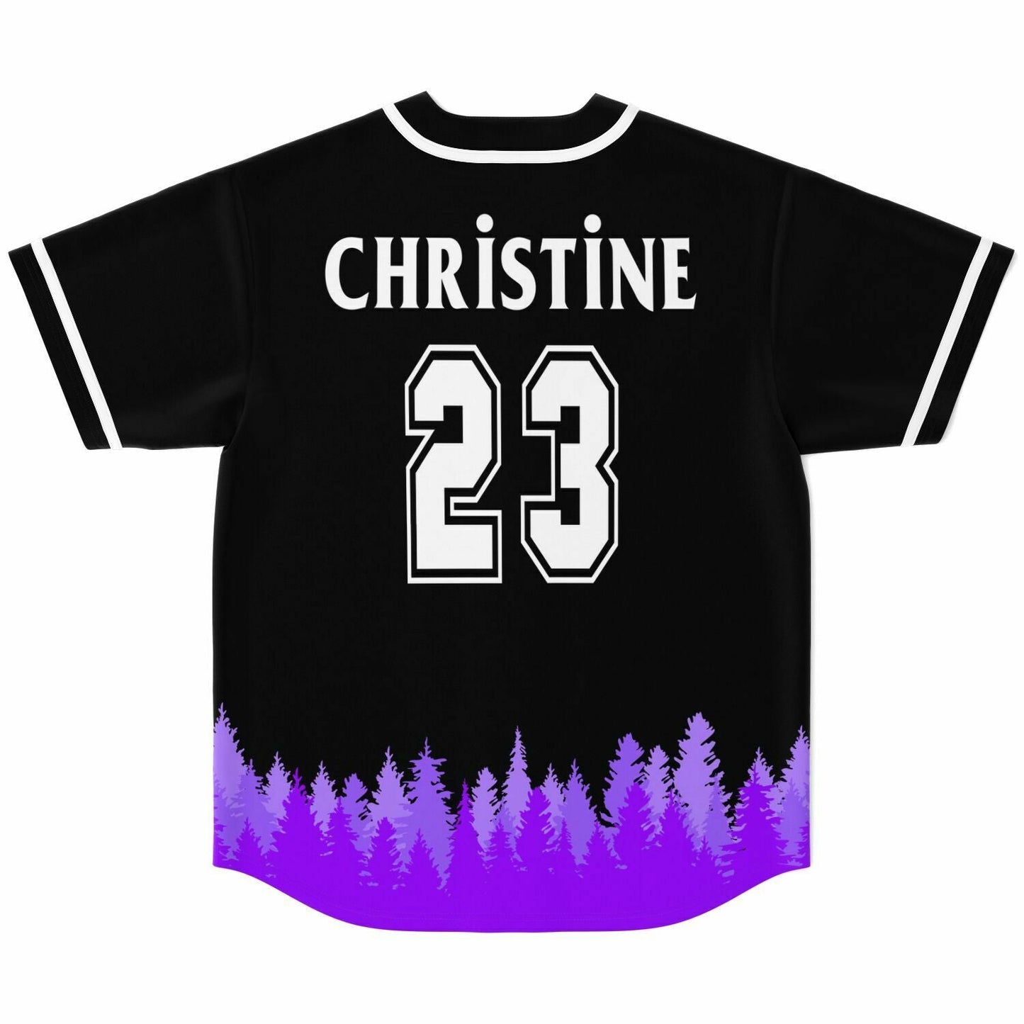 Black Owl Perched Rave Baseball Jersey