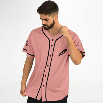 San Holo Dusty Pink Minimal Styling Rave Baseball Jersey