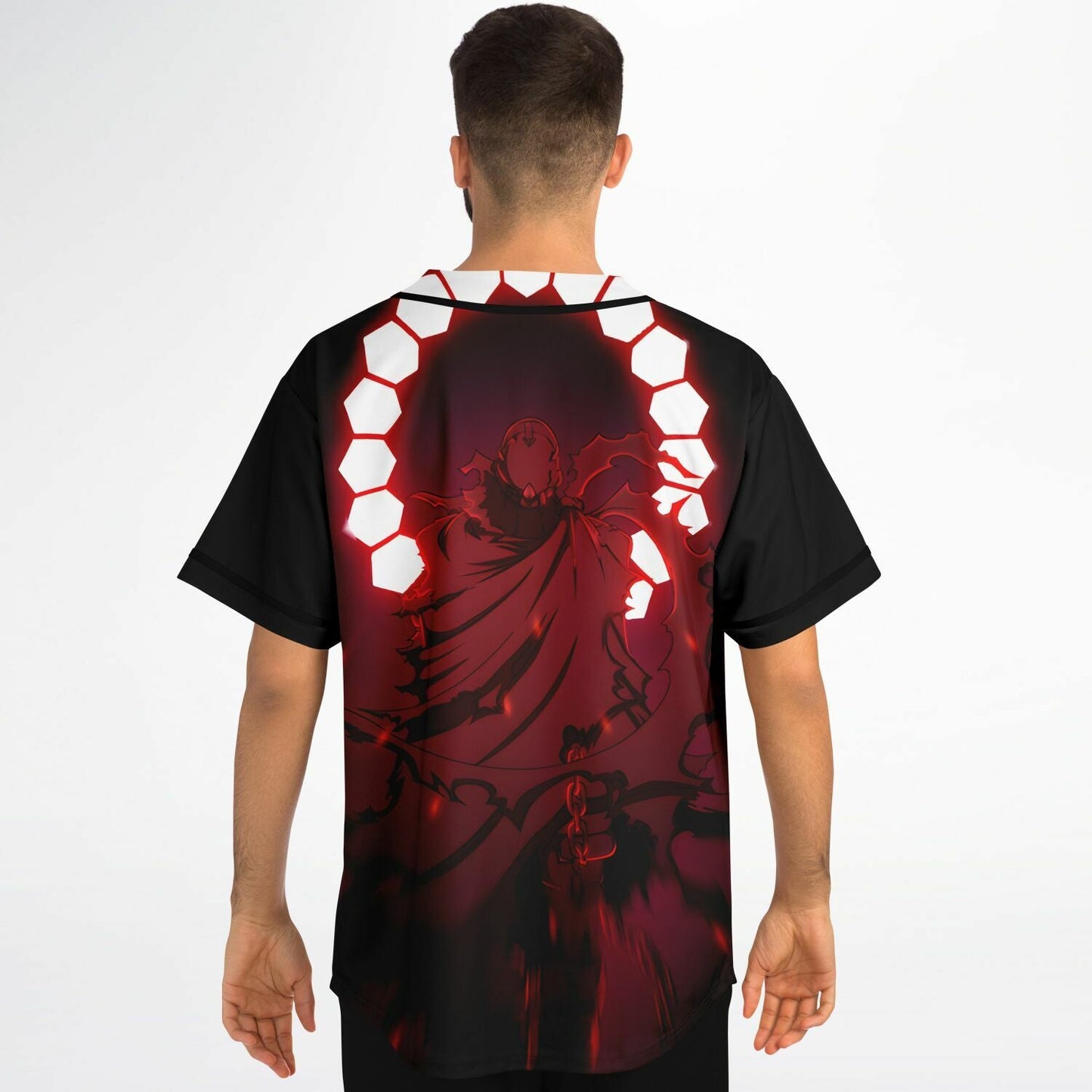 Black Red ‘Deadman Rave Baseball Jersey