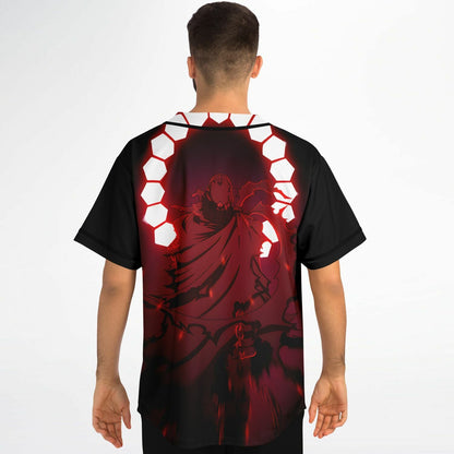 Black Red ‘Deadman Rave Baseball Jersey