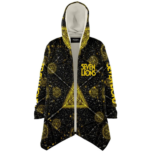 Seven Lions Black Sacred Geometry Rave Cloak
