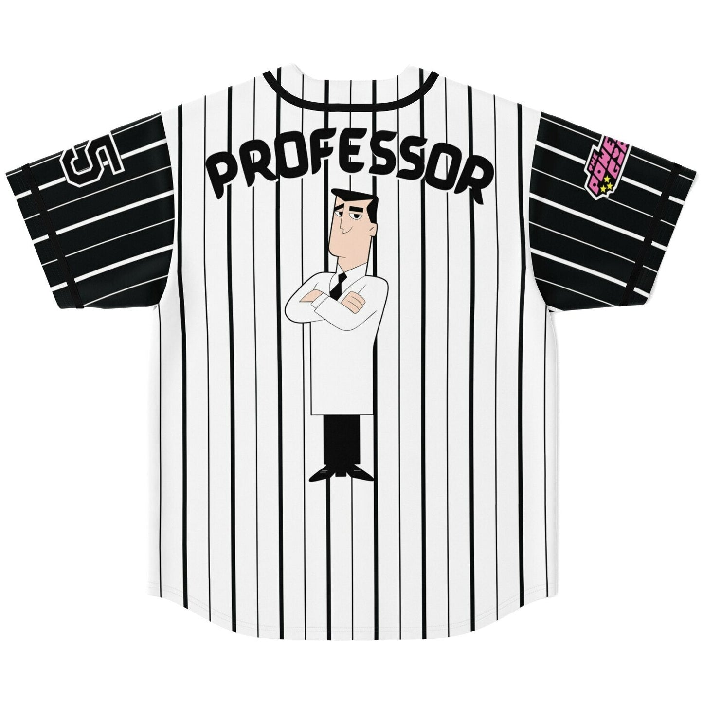White Pinstripe Baseball Rave Baseball Jersey