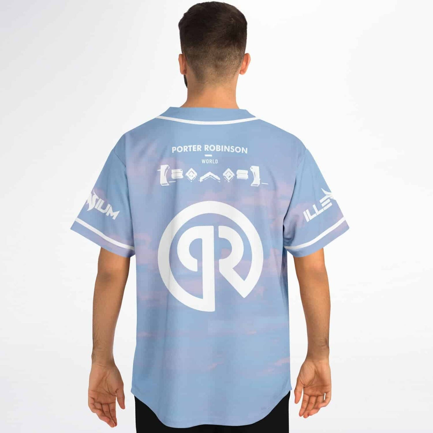 Porter Robinson Pastel Light Cloudy Sky Rave Baseball Jersey