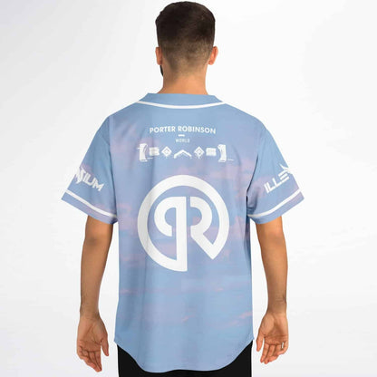 Porter Robinson Pastel Light Cloudy Sky Rave Baseball Jersey
