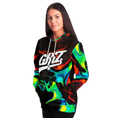 GRiZ Script Liquid Paint Rave Hoodie