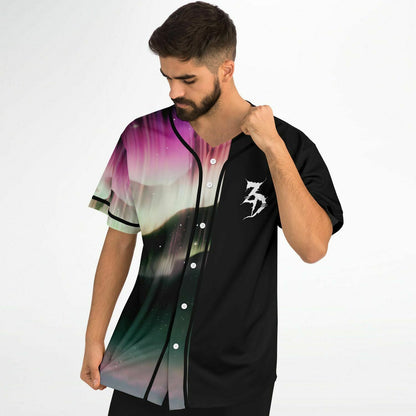 Zeds Dead Black Aurora Borealis Rave Baseball Jersey