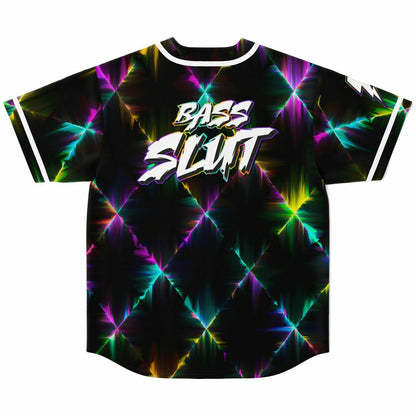 Black Diamond Grid Rave Baseball Jersey