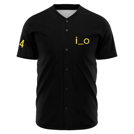 i_o Black Acid House Rave Baseball Jersey