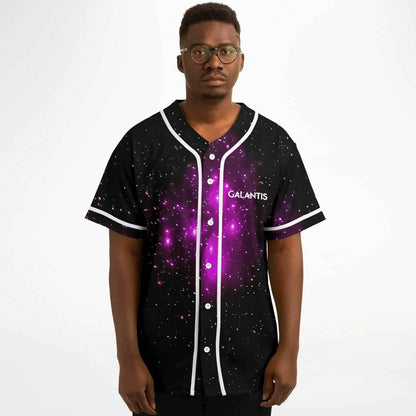 Galantis Black Outer Space Rave Baseball Jersey