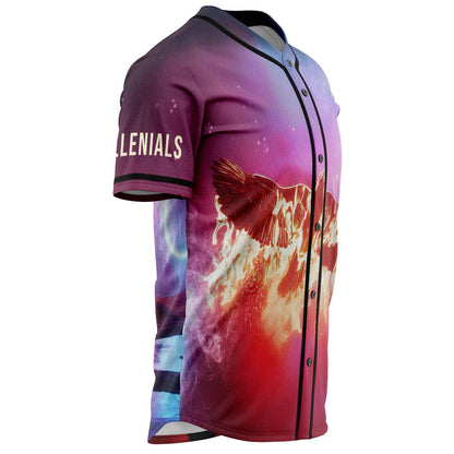 Illenium Pink Phoenix Bird Rave Baseball Jersey