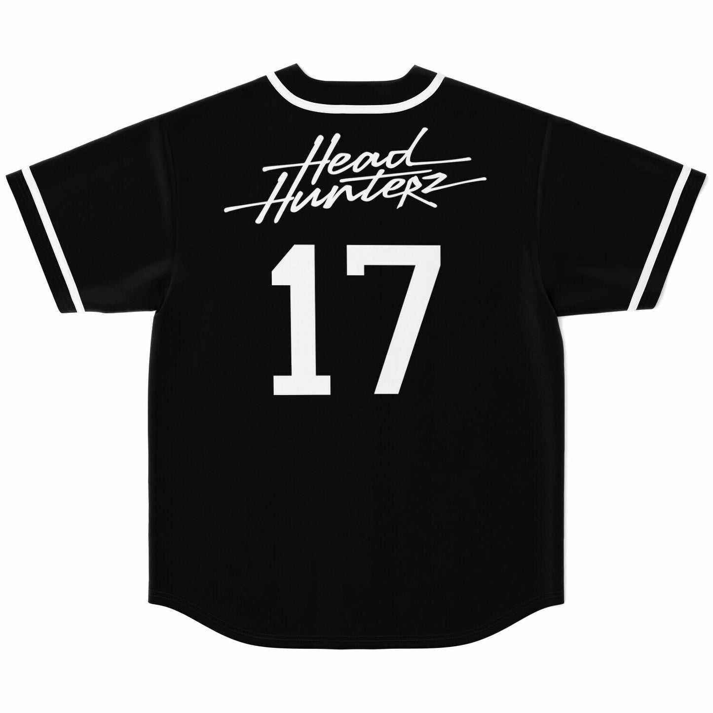 Headhunterz Black Hhz Monogram Rave Baseball Jersey