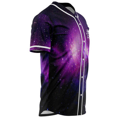 Big Gigantic Black Deep Outer Space Rave Baseball Jersey