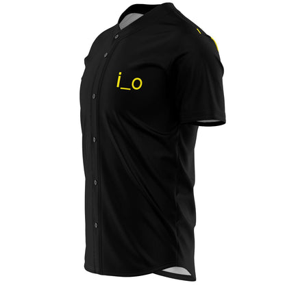 i_o Black Acid House Rave Baseball Jersey