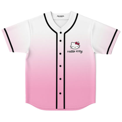 White Soft Hello Kitty Rave Baseball Jersey
