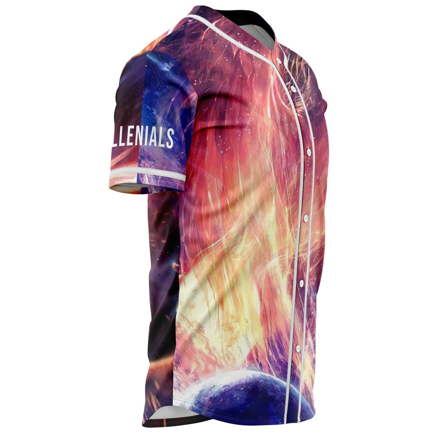 Illenium Cosmic Pink Galaxy Rave Baseball Jersey