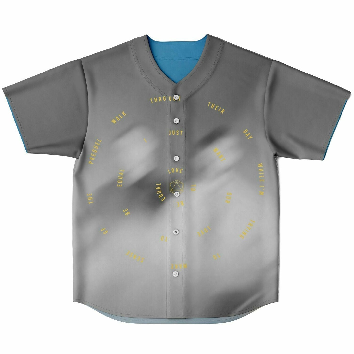 ODESZA Lyric Icosahedron Reversible Baseball Jersey