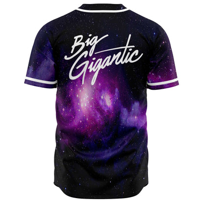 Big Gigantic Black Deep Outer Space Rave Baseball Jersey