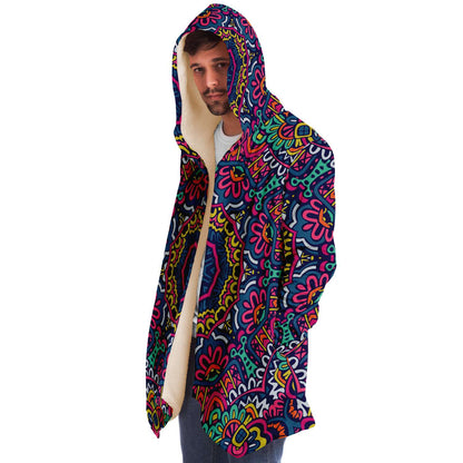 Tribal custom hooded cloak