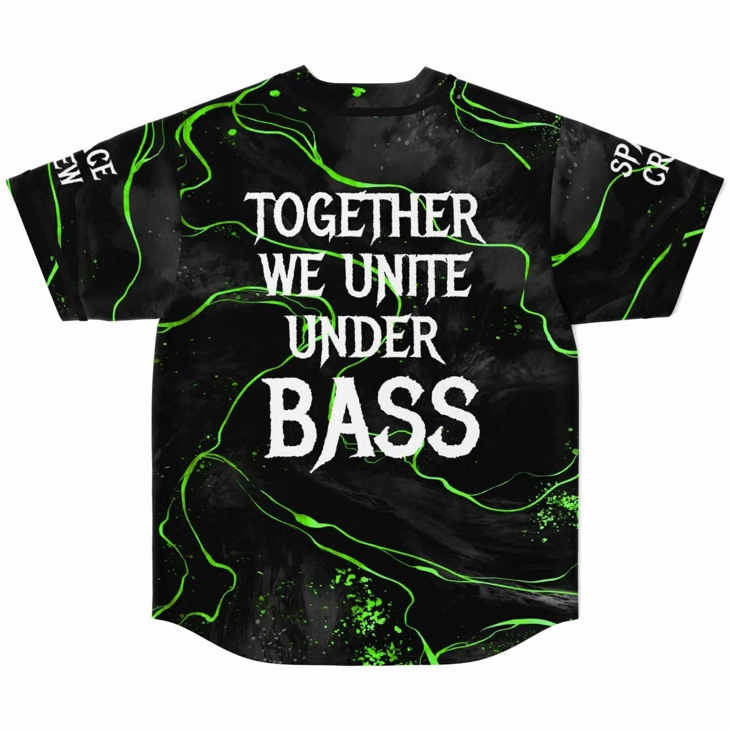 Black Marble Rave Baseball Jersey