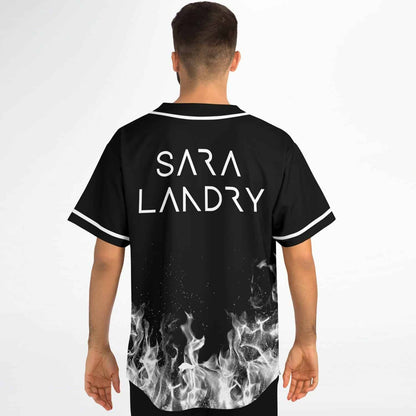 Sara Landry Black Rising White Rave Baseball Jersey