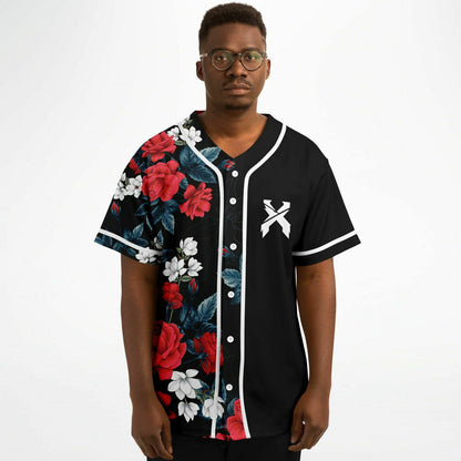 Excision Black Split Rave Baseball Jersey