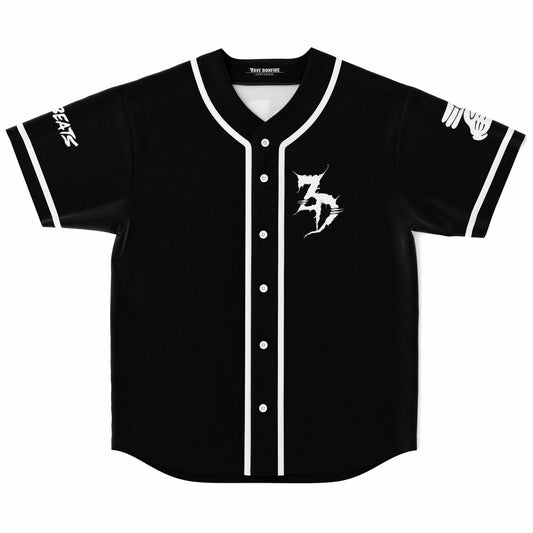 Zeds Dead Black White Creature Rave Baseball Jersey