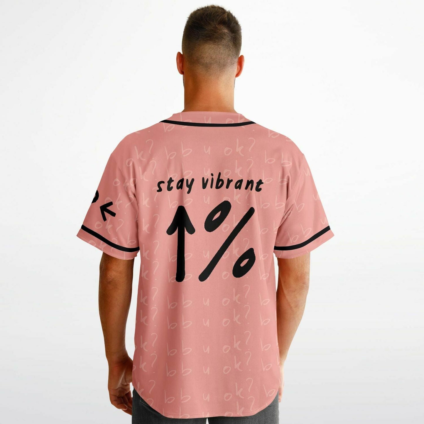 San Holo Line Art Doodle Reversible Baseball Jersey