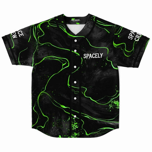 Black Marble Rave Baseball Jersey