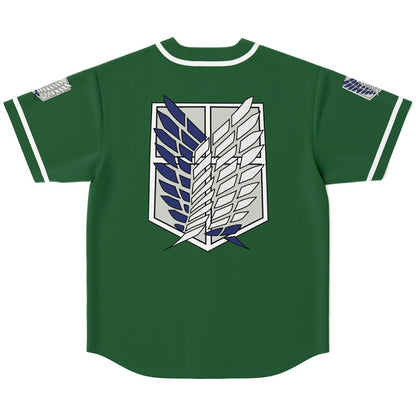 Forest Green Survey Corps Rave Baseball Jersey