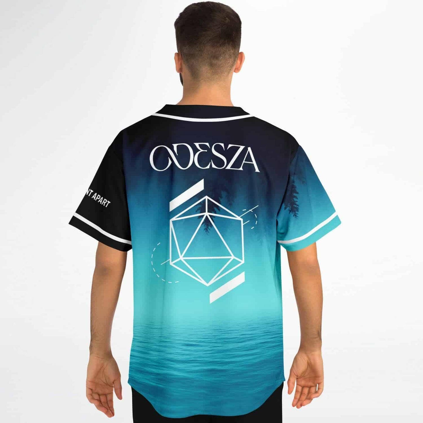 ODESZA Black Paired Split — Rave Baseball Jersey