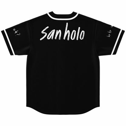 San Holo Black Minimal ‘Up Rave Baseball Jersey