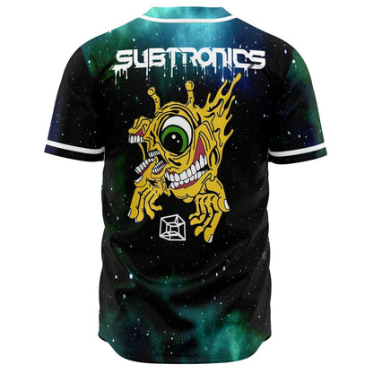 Subtronics Black Galaxy Starfield Rave Baseball Jersey