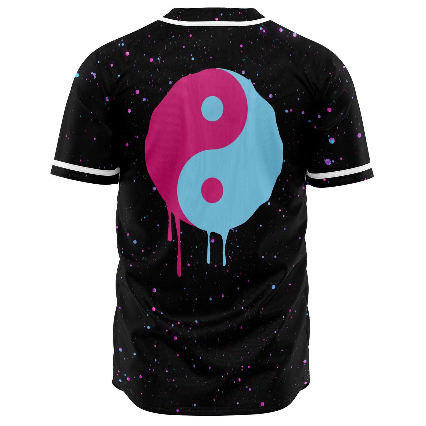 Black Starry Rave Baseball Jersey