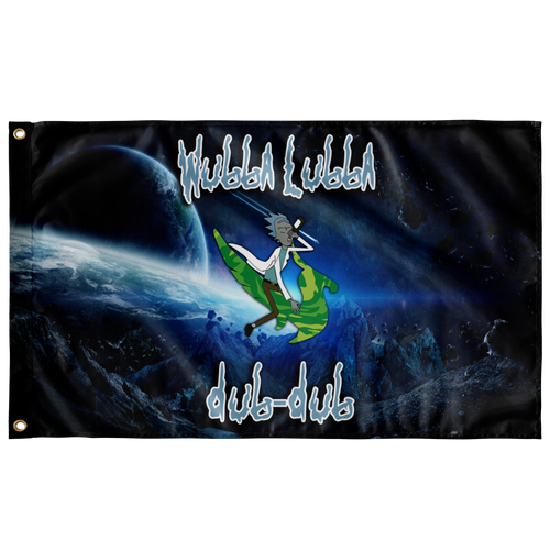 Black Cartoon Mad Rave Flag