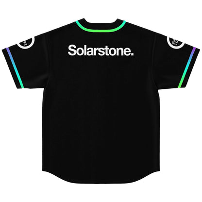 Solarstone Black Mostly Jersey Rave Baseball Jersey
